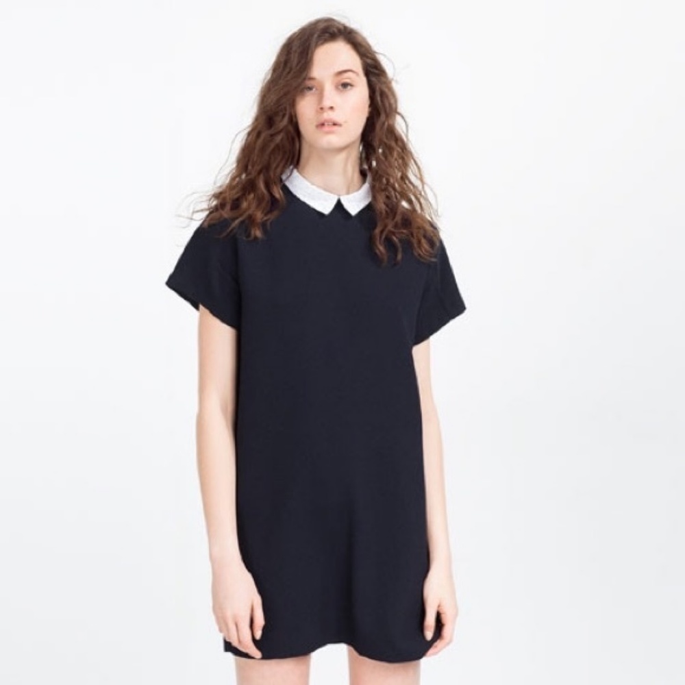 Zara mini collar dress